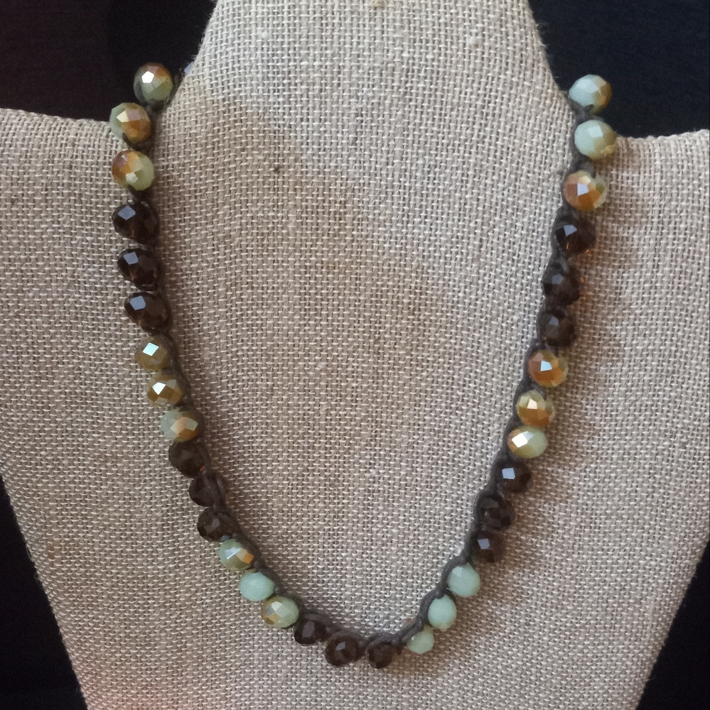 Envious Faceted Bead Necklace